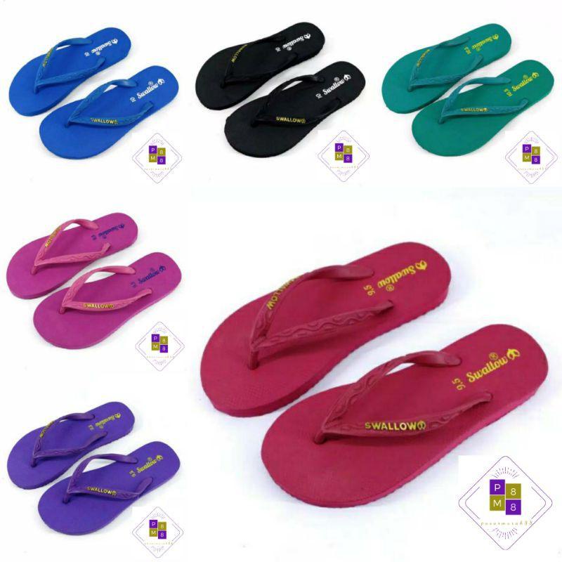 SWALLOW NICE (ISI 1/2 LUSIN) GROSIRAN SANDAL JEPIT WANITA/PRIA