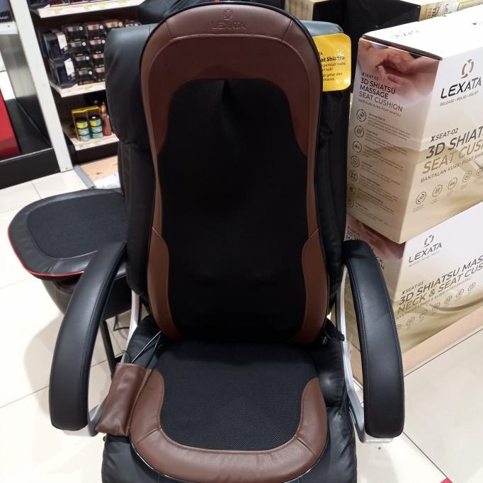 (:(:(:(] Lexata kursi pijat shiatsu massage seat cushion 3d-02 dengan remote