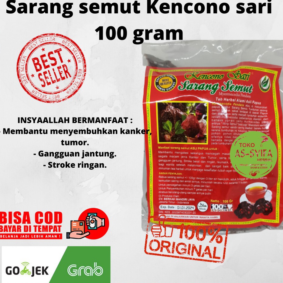 

YPVP8930㊒ Sarang Semut Asli Papua Super Original Kencono Sari Herbal Kanker Tumor dan Struk ㊐