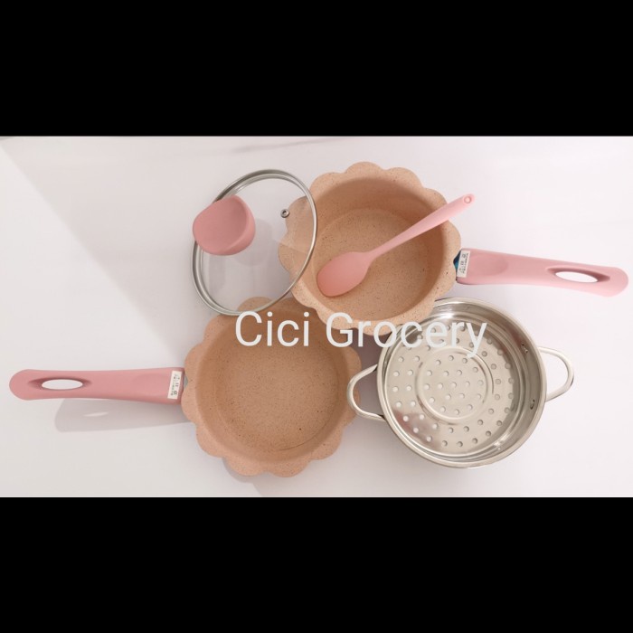 

BELVIN set Baby cookware /FryPan-Fry Mpasi bayi 6-18 bln uk 16cm ghe02
