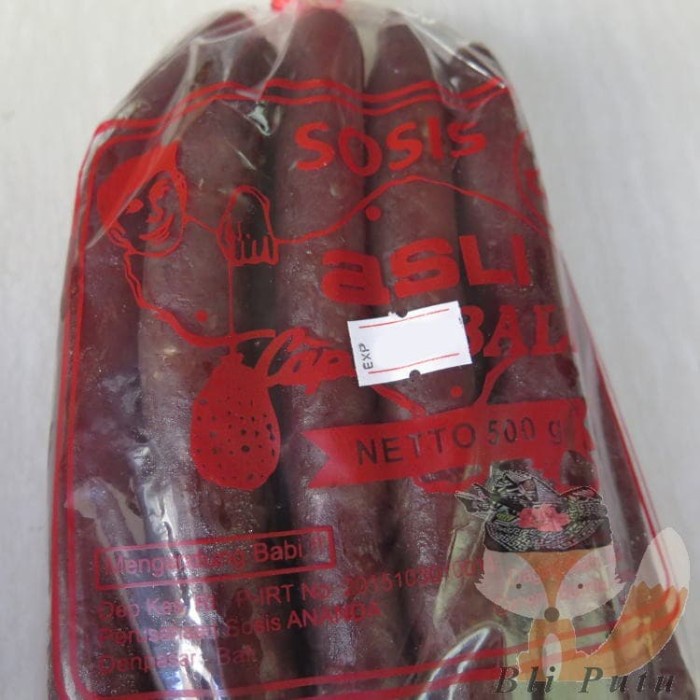 

Sosis Babi Lapchiong Original Ananda Cap Pulau Bali - 500gr pen04