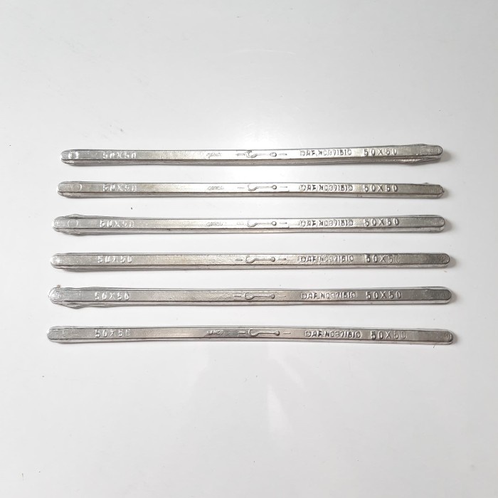 Bestseller Timah Solder Batangan/Timah Batang Pahtri 5050 Harga Per Kilo(Kg)