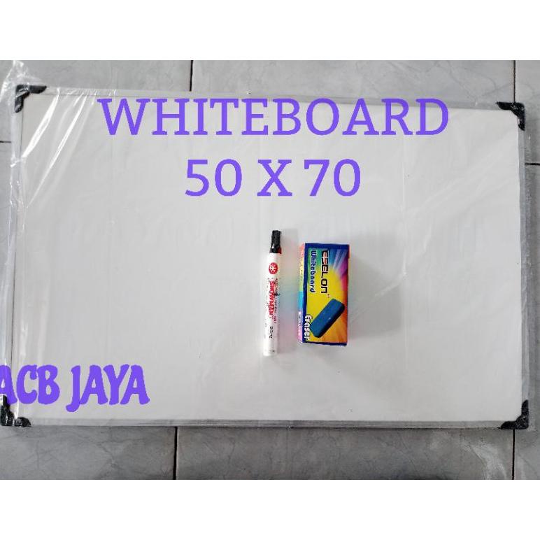 

Terbaru Papan Tulis Anak / Whiteboard + Blackboard Mini 50 X 70 Cm Wxy