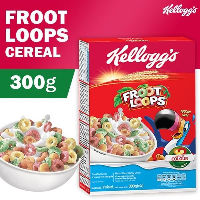 

Kelloggs Froot Loops 300g fruit loops sereal kellog sarapan Best Seller