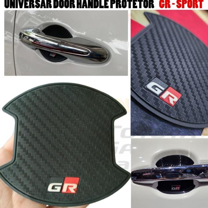 Outer Door Handle Protector Carbon Mobil Avanza Rush Fortuner GR Sport