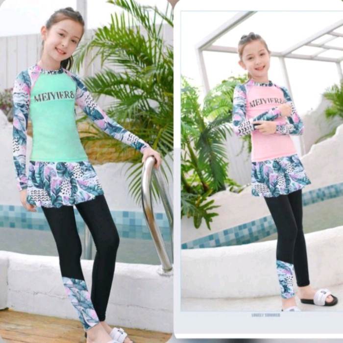 Baju Renang Anak Remaja Perempuan 4 set