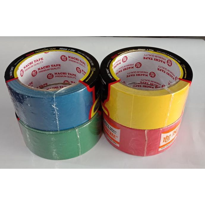 

Lakban Kain Warna Isolasi Tape Nachi 2" x 12 Meter (46 mm x 12 Meter)