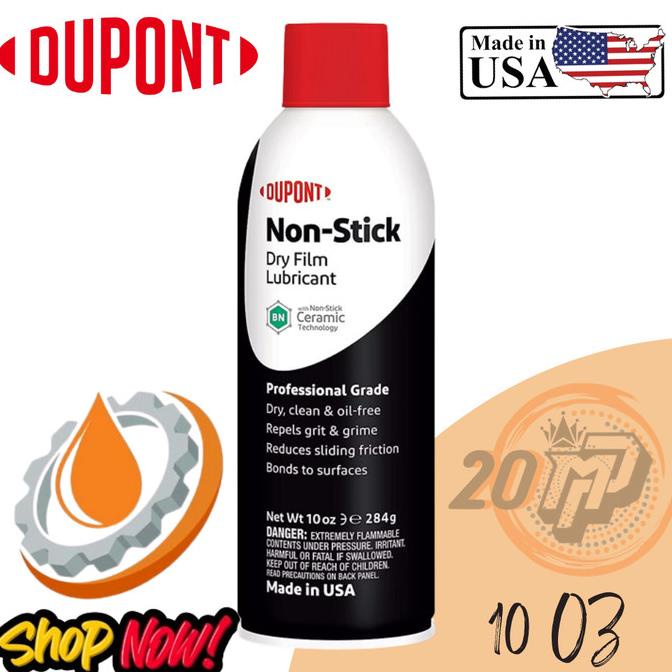 Ready stock] DuPont Non-Stick Dry Film Lubricant Pelumas Dry Film 10 Oz USA