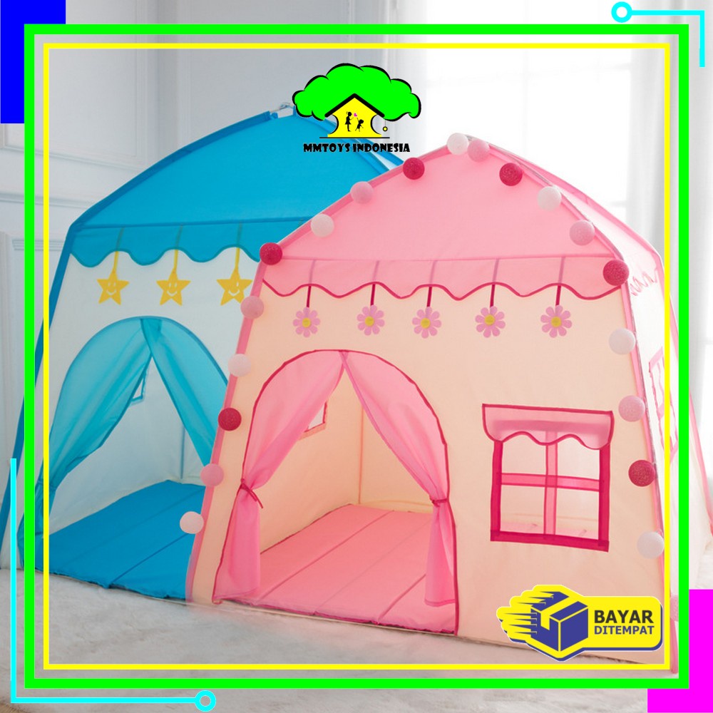 Tenda Anak Karakter Terbaru Termurah Portable Polos Murah D4J2 Lipat Mainan Premium Quality Bongkar 