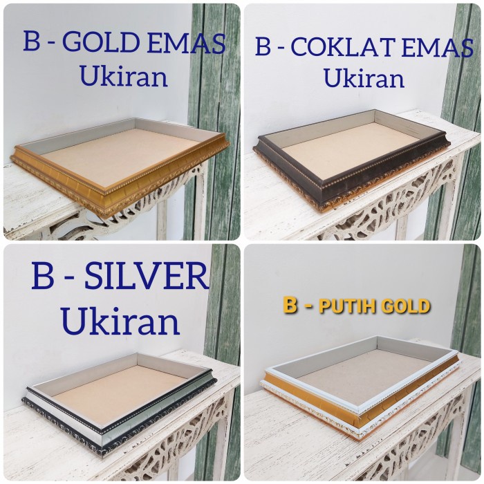 Best Seller [Po-B] 4 Set Nampan Kotak Baki Hantaran Seserahan Sangjit +Box Akrilik