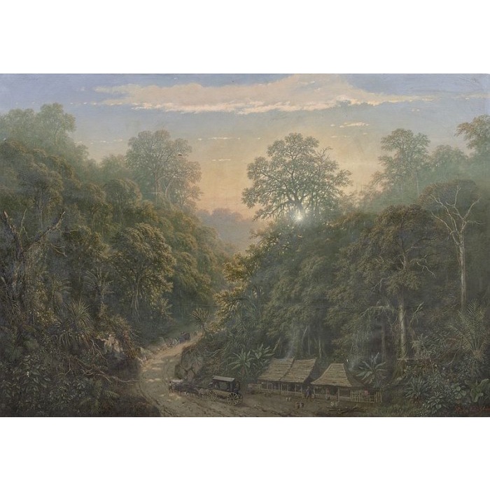 Terlaris Painting Lukisan Raden Saleh Javanese Mail Station Painting