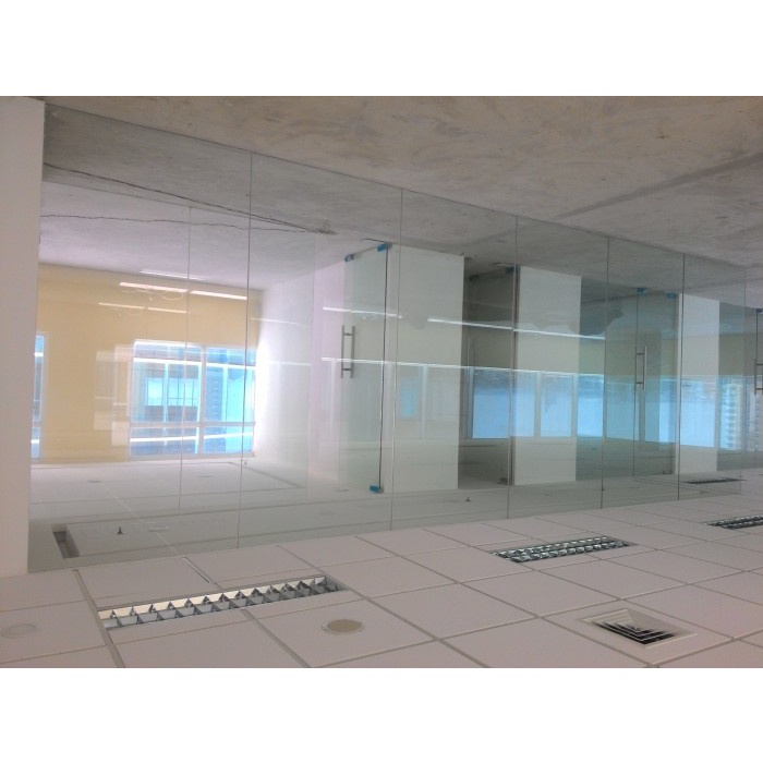 Terlaris Painting Partisi Kaca Tempered (Sekat Dinding Kaca)