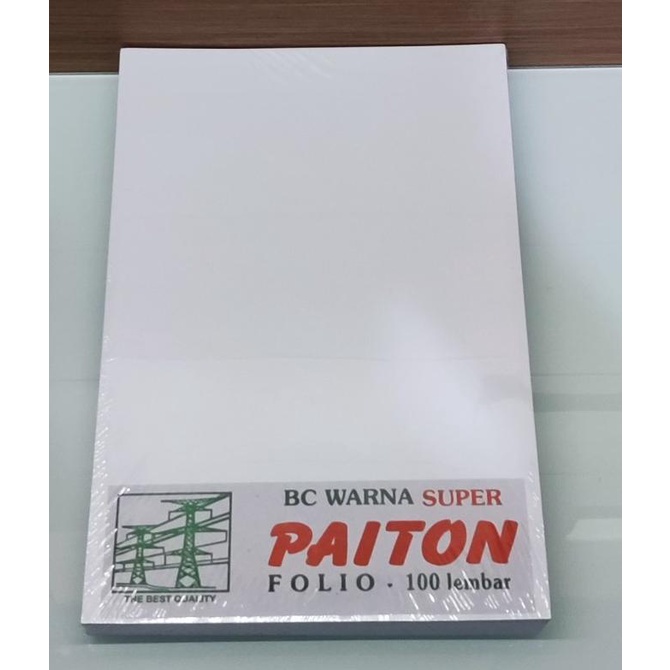 

Kertas Buffalo Putih F4 / Folio