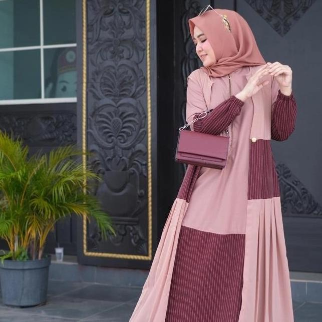 Gamis Muslimah Syari ALIKA by DCL PREMIUM Original Branded