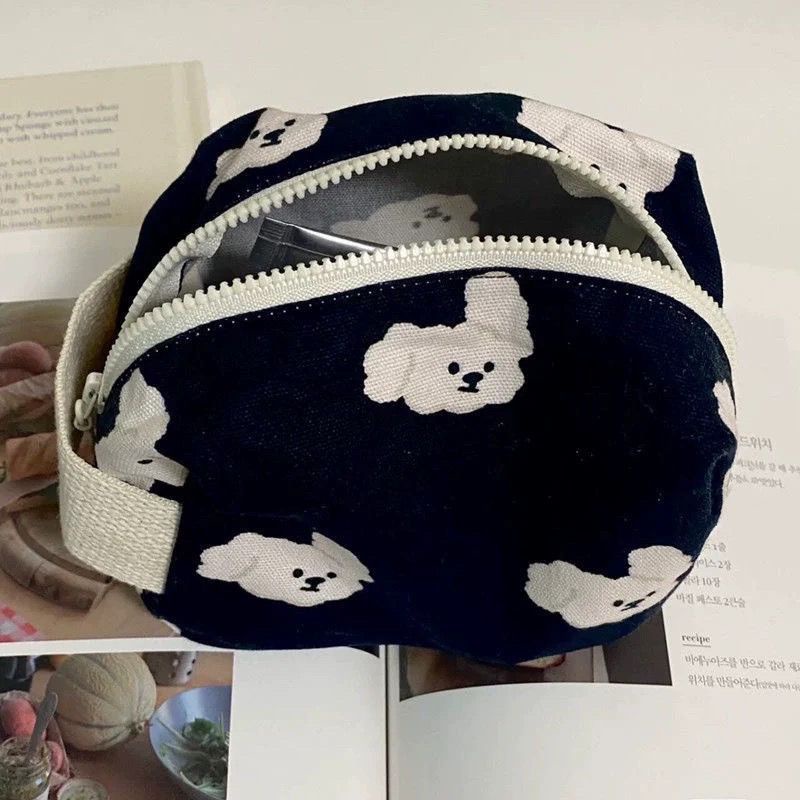 

✸☌▬Tas Kosmetik Peri Sederhana Tas Tahu Anjing Lucu Tas Perlengkapan Mandi Tas Penyimpanan Kapasitas Besar