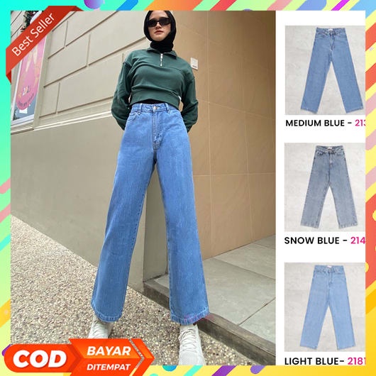 Celana Kulot  Wanita 2023 Korea Style Boyfriend Hw Terbaru t Kancing Tebal Model Kulott Cewek Remaja