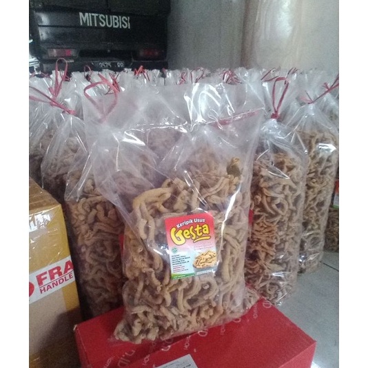 

12.12 FLASH SALE 1kg kripik usus free bublewrap murah