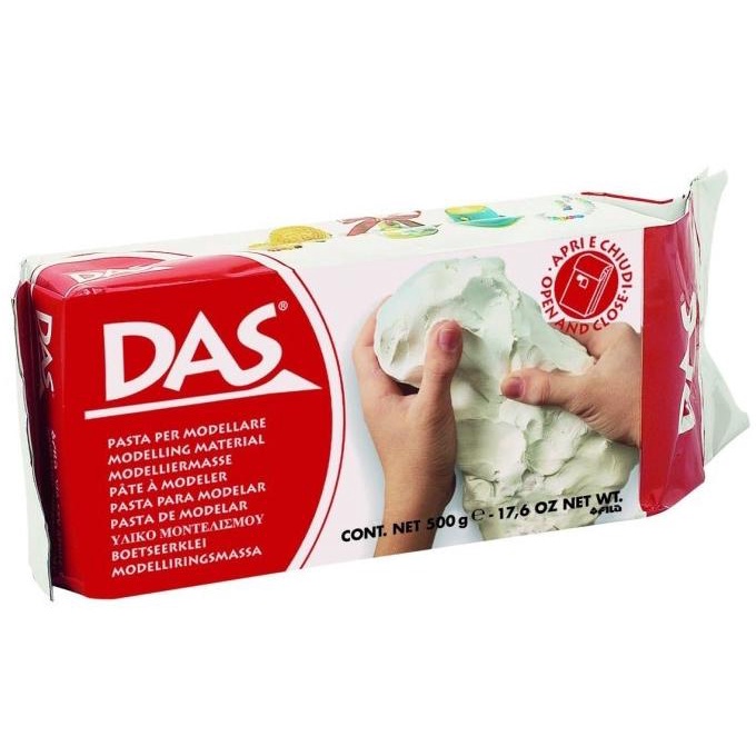 

DAS Modelling Clay / Tanah Liat 500 gram White / Brown