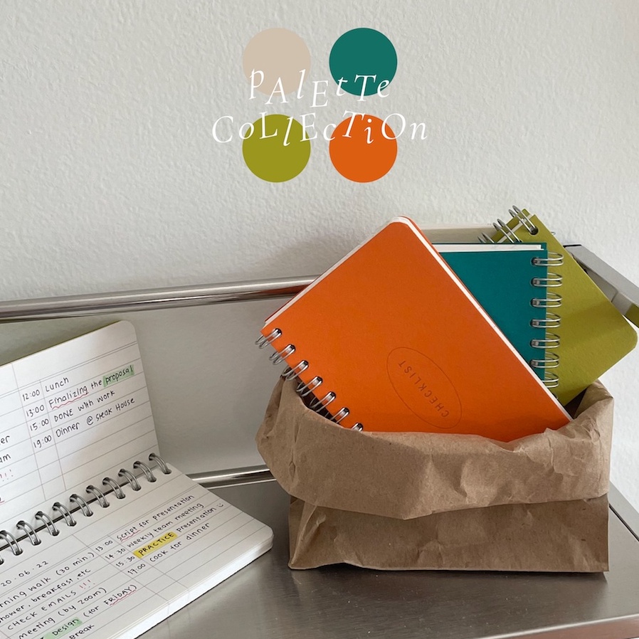 

Paling Popular.. Ring Notepad Palette Collection - Weekly Planner/Checklist/To Do List/Daily Planner/Ideas/Plain/Blank 41