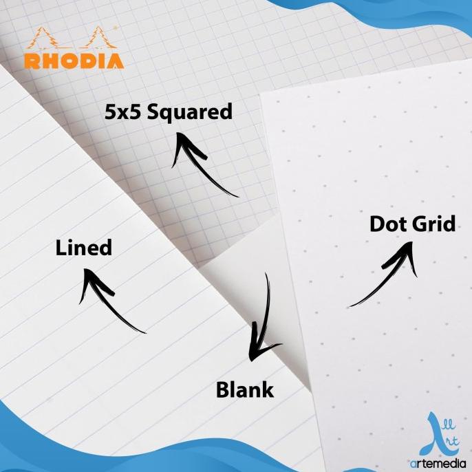 

Buku Catatan Rhodia A4 Head Stapled Pad N18 Notepad