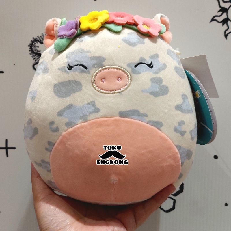 SQUISHMALLOWS ROSIE THE PIG WITH FLOWER ORIGINAL