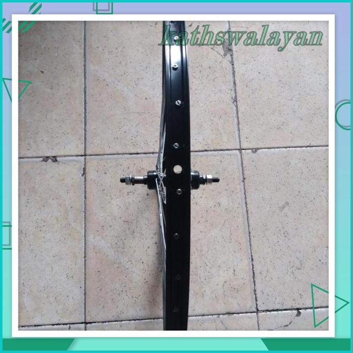 VELG/RIMS SEPEDA WHEELSET 26 MTB GENIO ALLOY HITAM 36H GRATIS ONGKIR