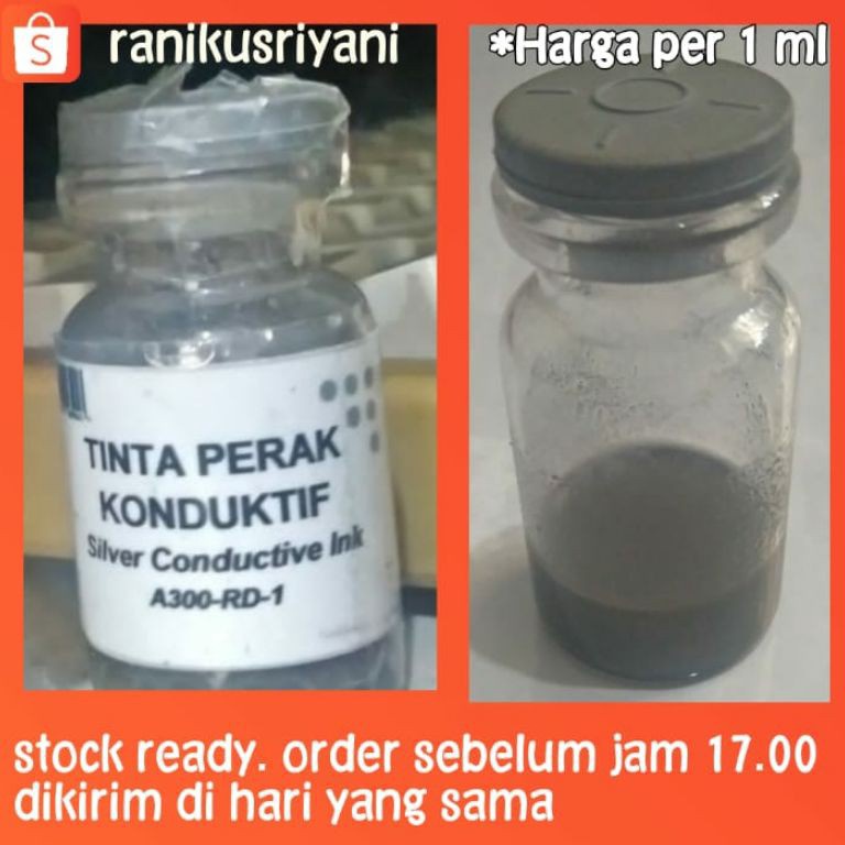 

Model Keren.. Silver Conductive Ink Lem Tinta Perak Konduktif Penyambung Jalur 89Z