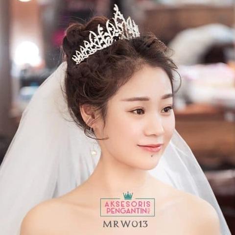 Mahkota Pengantin Modern-Aksesoris Rambut Rambut Wedding Wanita-MRW013