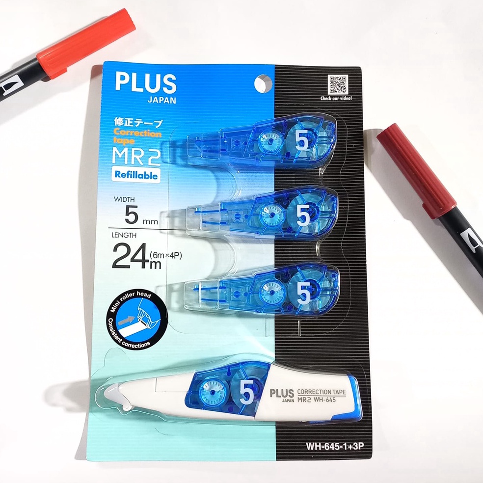 

Best product Correction Tape / Tip-ex PLUS WH-645 MR2 + 3 Refill VIQ