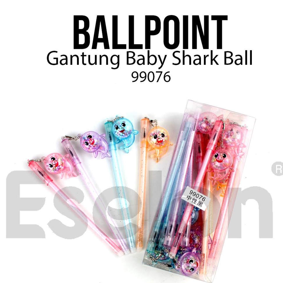 

Terbatas.. 12pcs Pulpen Gel Baby Shark 99076 / 1pack Pulpen Fancy NRM