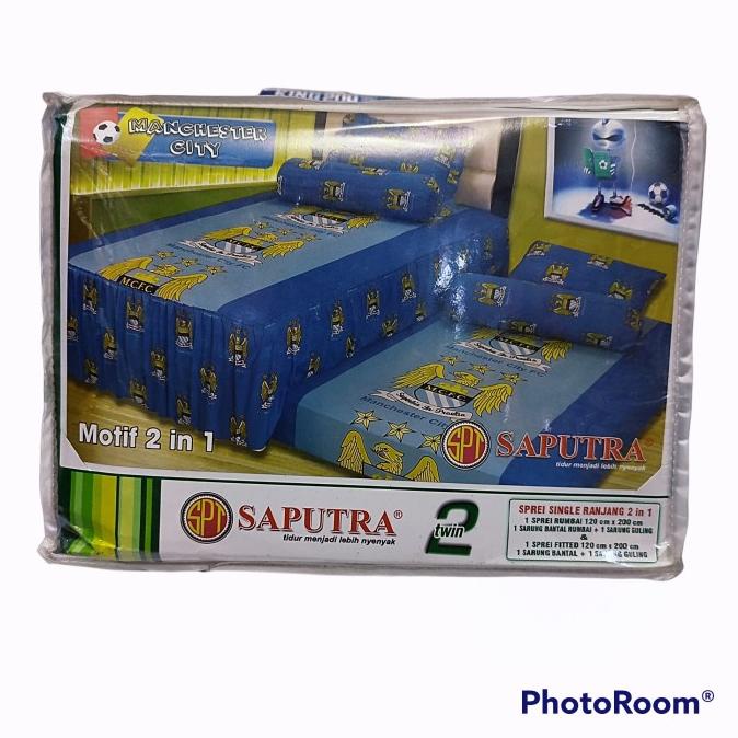 8.8 Sprei Sorong 2 In 1 Saputra No 3(120X200) Motip Bola