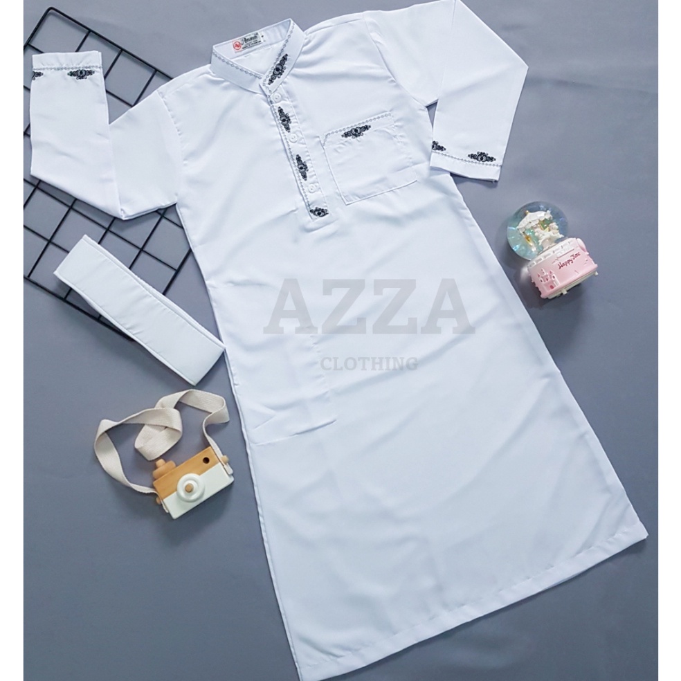 Menarik.. Gamis Putih Anak Laki-Laki , Jubah Koko Anak Laki Laki