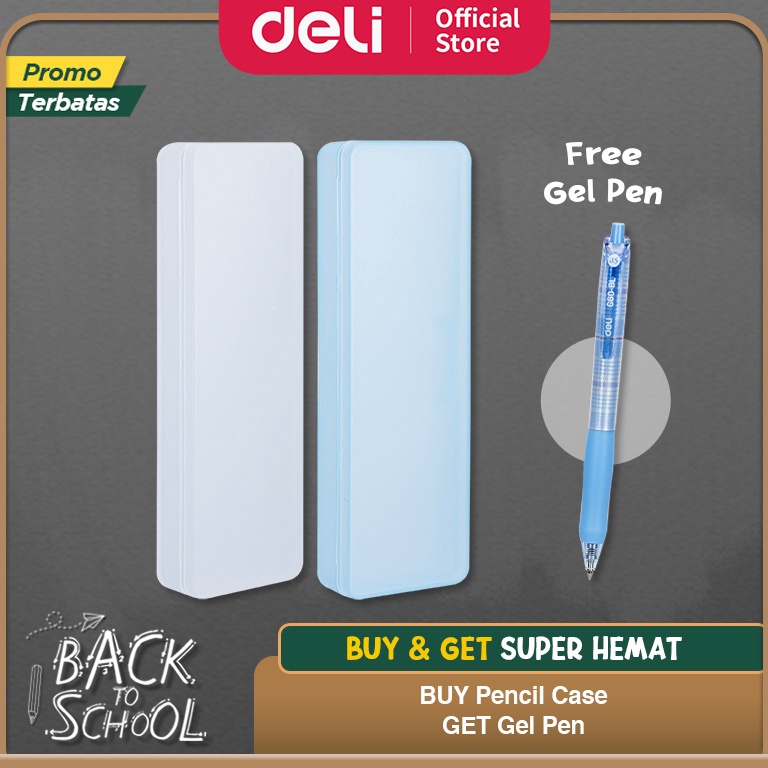 

Best seller Deli Pencil Pouch / Kotak Pensil Transparant Lucu DIY dengan Hiasan Sticker 71005 6ZI