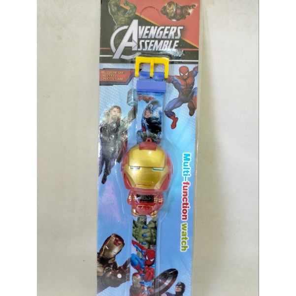 jam tangan anak pencet legend karakter avengers lengkap cewek dan cowok