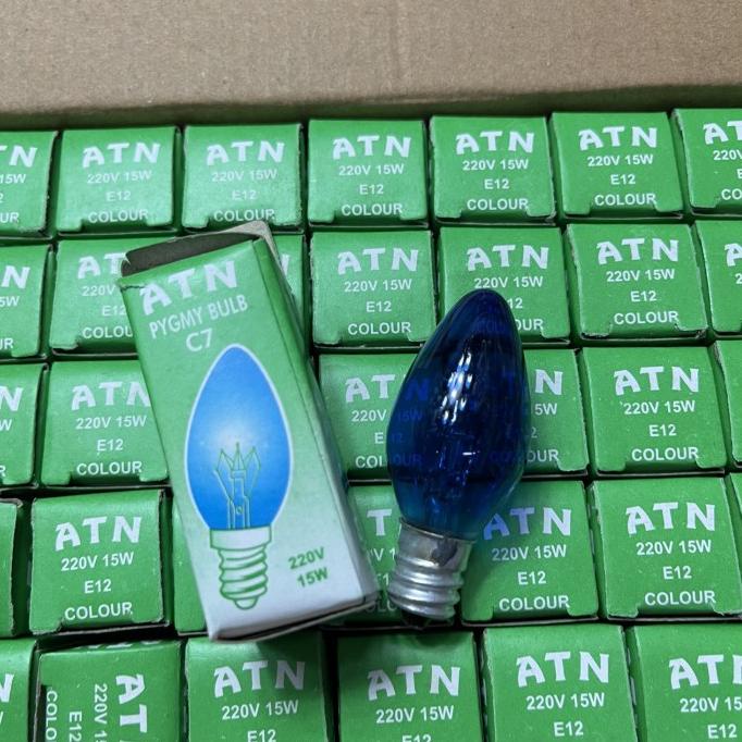 Ready oke] Dop Cabe E12 / Dop Cabe Merah Clear Biru / Lampu Praktikum