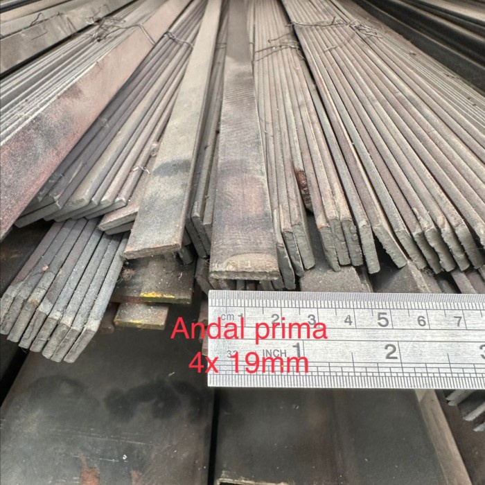 Bestseller Plat Strip 4 Panjang 6 Meter - Strip Besi Tebal 4Mm