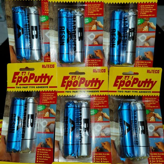 

:>:>:>:>] Lem alteco epo putty lem epoxy eppoputty porting waterproof 100 gr ORI