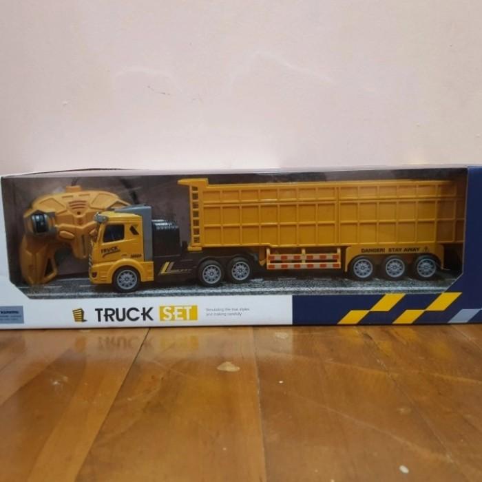 MAINAN RC MOBIL DUMP TRUCK ANAK- MAINAN REMOTE CONTROL TRUK FUSO