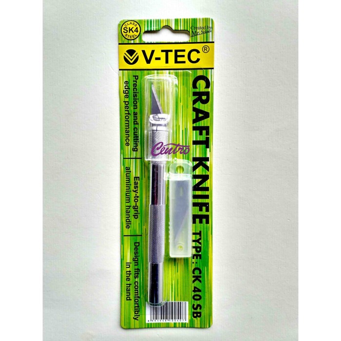 

Bestseller V Tec Ck 40 Sb - Craft Knife - Cutter Pen - Pisau Ukir - Art