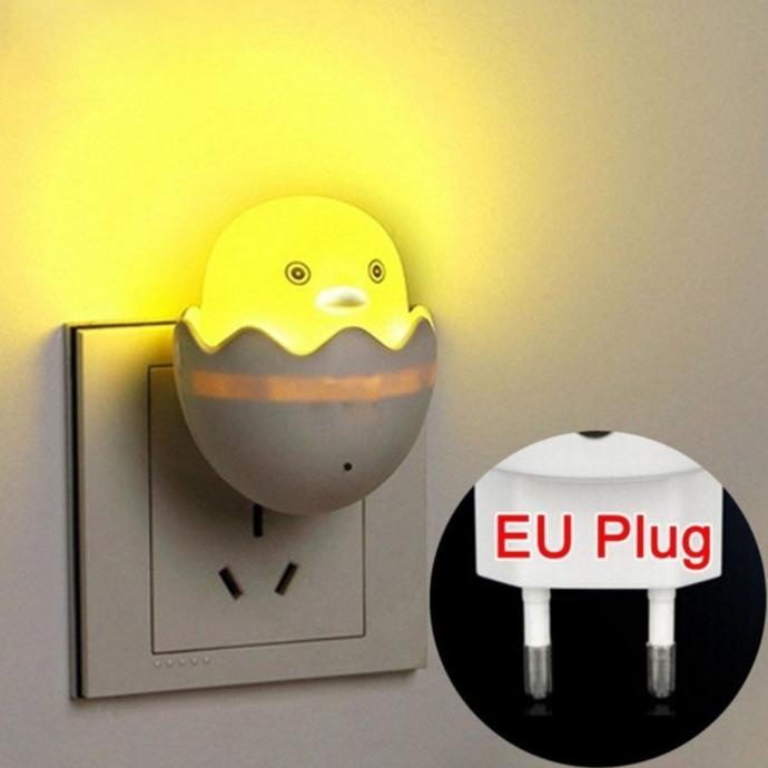 }}}}}}] Lampu Tidur Sensor Cahaya Lampu Bebek Warna Kuning Lampu Kamar Tidur