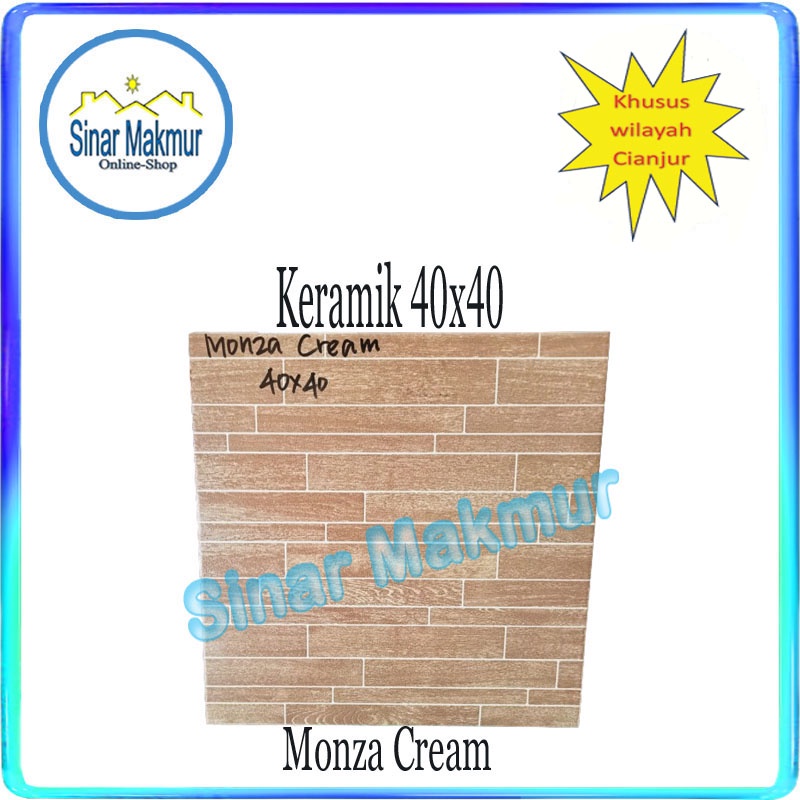 Keramik Lantai 40x40 Monza Cream (PEGASUS)