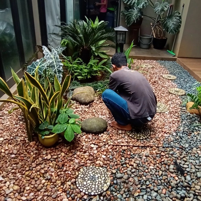 PROMO JASA PEMBUATAN TAMAN KERING / TAMAN BATU TERBARU