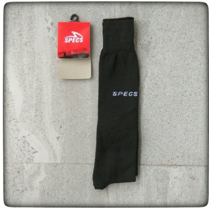 TERLARIS grosir ( 1 lusin ) kaos kaki BOLA SPECS hitam polos panjang selutut