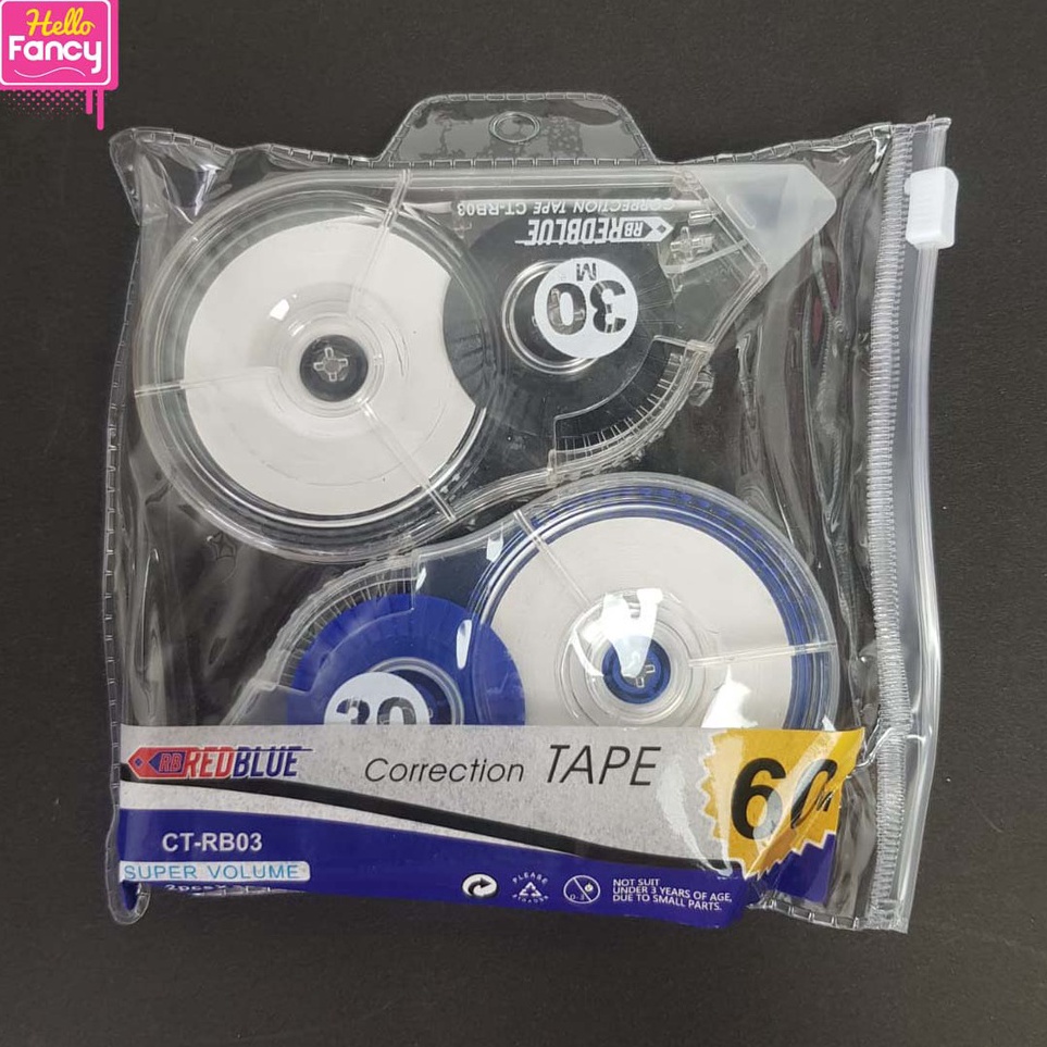 

➤Big Sale❃➠ 96CJO Correction Tape Set 60m Candy / CORTAPE | Pita Koreksi | Tipex Roll Tip-Ex CC-505-60M R98 ➞Bestseller