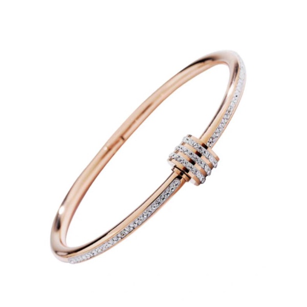 gelang bangle titanium fashion pengait diputar