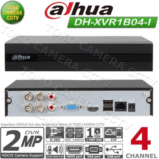 DVR RECORDER CCTV DAHUA 4 CHANNEL CCTV DAHUA 4CH 2MP