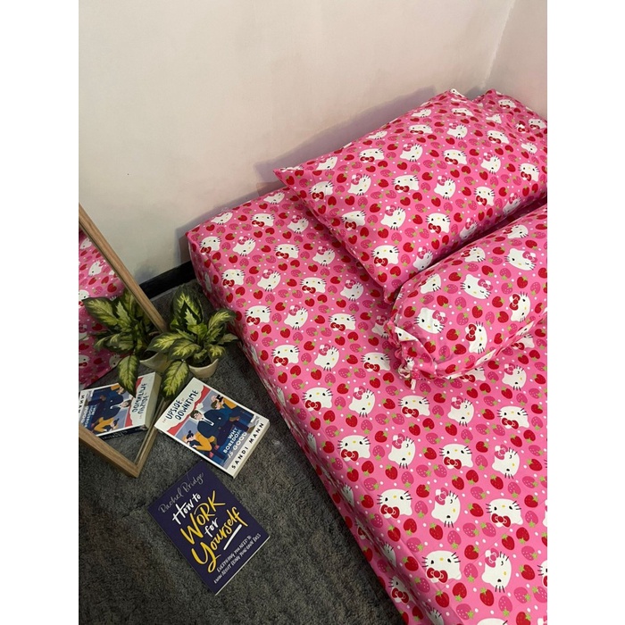 PROMO SPREI ANTI GESER UKURAN SINGLE 120X200 MOTIF KARAKTER LUCU TERMURAH