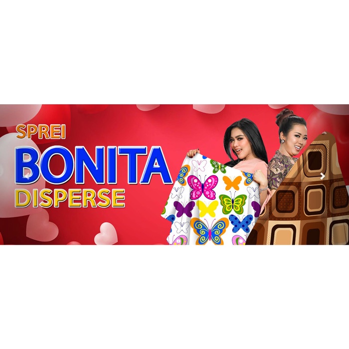 FLASH SALE SPREI BONITA 3D ANTI LUNTUR SEPREI 180/160/120X200 MOTIF PANDA TERLARIS