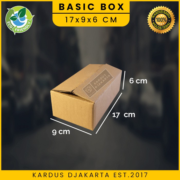 

KARDUS / KARTON BOX POLOS Uk. 17x9x6 CM