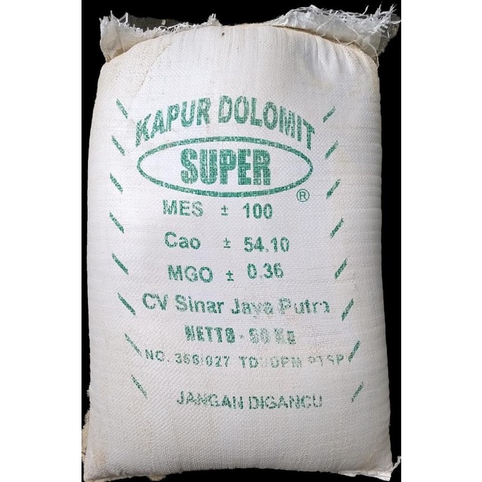 Ready Pupuk Kapur Dolomit Karung 50 Kg
